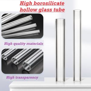 High Borosilicate Hollow DIY Laboratory Flow Guide Tube Heat-Resistant Thickness 0.9/1/1.2/1.5/2mm Diameter 3-25mm