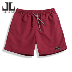 Luoke Large and Thin Quick Drying Beach Pants Casual 5 Point Shorts Sports Quick Drying Pants