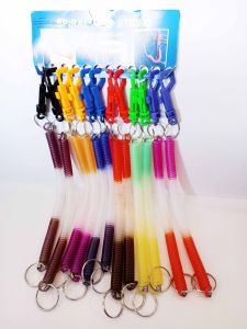 12 pcs Gantungan Kunci Model Spring Spiral