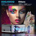 GOOJODOQ New touch screen Projector 4K 2023 WiFi projector  4k projector portable projector โปรเจคเตอร์  Android iOS wiFi HDMI projector portable double speaker Bluetooth เชื่อมต่อมือถือ คอมพิวเตอร์ iPad PS4 PS5. 