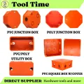 DIRECT SUPPLIER PVC/POLY UTILITY/JUNCTION BOX & PVC SQUARE BOX W/COVER. 