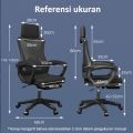 Pocket Dragon Kursi Kantor Hidrolik Murah Kursi Putar Kerja Kursi Putar Kursi Kantor Staf Kantor Kursi Mesh Hitam Kursi Bernapas Nyaman Nyaman. 