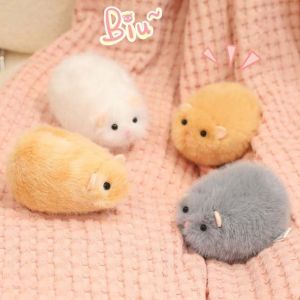PENTU Cartoon Golden Hamster Plush Toys Super Soft Slow Rising Mouse Plush Squeeze Toy Kids Toy Round Animal Figure Doll Home Decoration