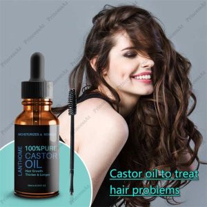 【Buy 1 take 1】Pure Castor Oil Essential Oil For Hair Eyelashes Eyebrows Growth Prevent Aging Skin Castor Serum Hair Rapid Growth Liquid