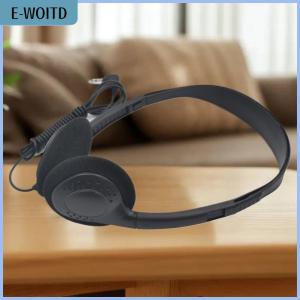 【E-WOITD】 1Pcs Fashion Headset Over Ear Earbud Wired Headset Y2K Personality Retro Headphones Millennium Style Headset