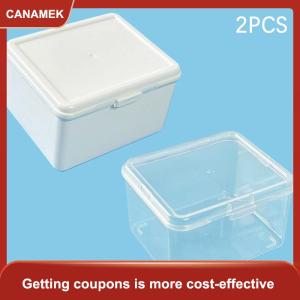 【CANAMEK】 Korean Transparent Storage Box Blind Box Card Photocard Storage Box Photo Card Organizer Classification Flip Box