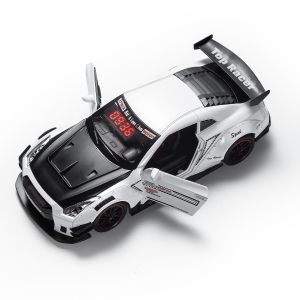 SIMPL LED Display Hypercar Alarm Clock Alloy Body Rechargeable Sports Car Alarm Clock Creative Simulation Engine Sound Supercar Alarm Clock Home Decor