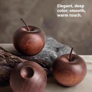 YZLong Elegant Apple-Shaped Diffuser Wood for Home & Car Long-Lasting Aroma Decor