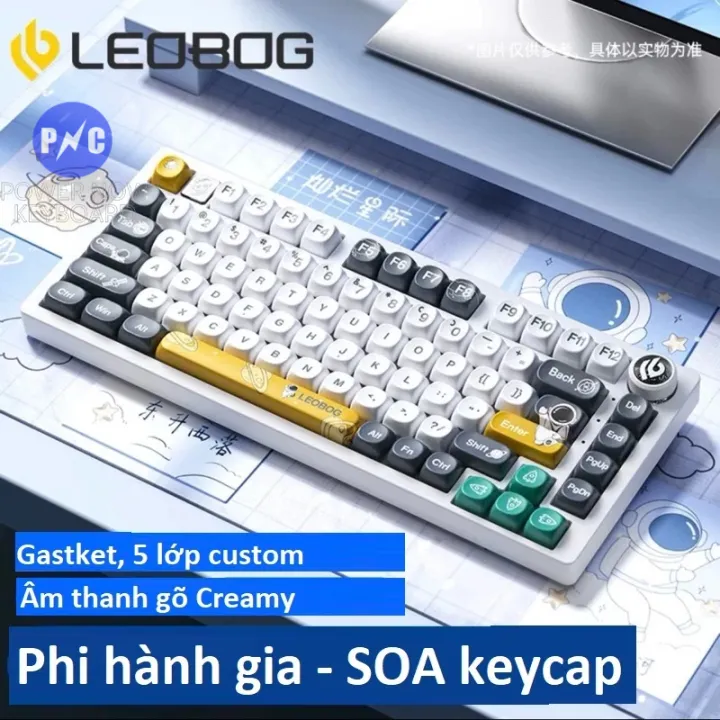 Bàn phím cơ nhôm và kit phím cơ LEOBOG Hi75, Mạch Xuôi, RGB, hotswap 5 pin, 1 Mode dây, cáp xoắn | BigBuy360 - bigbuy360.vn Bàn phím cơ nhôm và kit phím cơ LEOBOG Hi75, Mạch Xuôi, RGB, hotswap 5 pin, 1 Mode dây, cáp xoắn | BigBuy360 - bigbuy360.vn