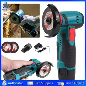 [Vodool Home Mall] 12V 3 Inch Brush Mini Angle Grinder Rechargeable Household Cutting Machine Polishing Machine Lithium Angle Grinder Filling Grinder Wireless Power Tool