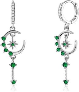 Witchy Moon and Star Earrings