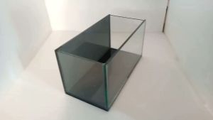 AQUARIUM CUSTOM UK.25*12*12 CM BACKGROUND KACA HITAM TANK PROGRES CHANA
