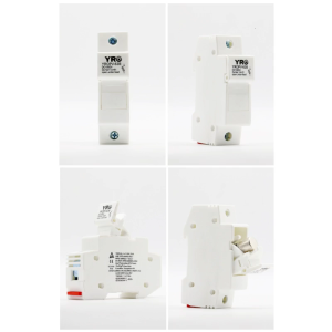 Midget- Fuse Holder 14x51mm 1000VDC Solar Fuse Holder Base DC Miniature Circuit Breaker- for Solar Photovoltaic System