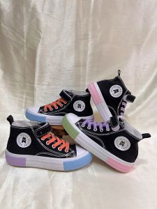 IMPORT Sepatu Sneaker Sekolah Laki-Laki Perempuan / Sepatu Canvas Anak-Mix Warna Ukuran 30-35