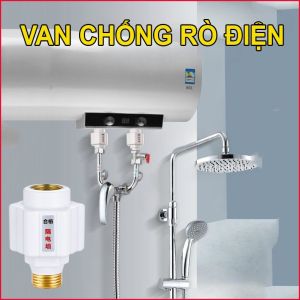 Van chống giật bình nóng lạnh bộ 2 cái van chống rò điện bình nước nóng hàng cao câp loại tốt