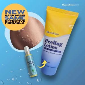 Original Skeen Care Peeling Lotion 100ml Whitens and Exfoliates Skin Removes Dead Skin Cells for Smooth Radiant Complexion Gentle Yet Effective Formula Easy-to-Use Tube Bottle Ideal for Face and Body Care Brightening and Skin Renewal