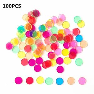 Teaching Props Magnetic Stick Wand/Transparent Counting Toy Color Recognition Toy for School Classroom