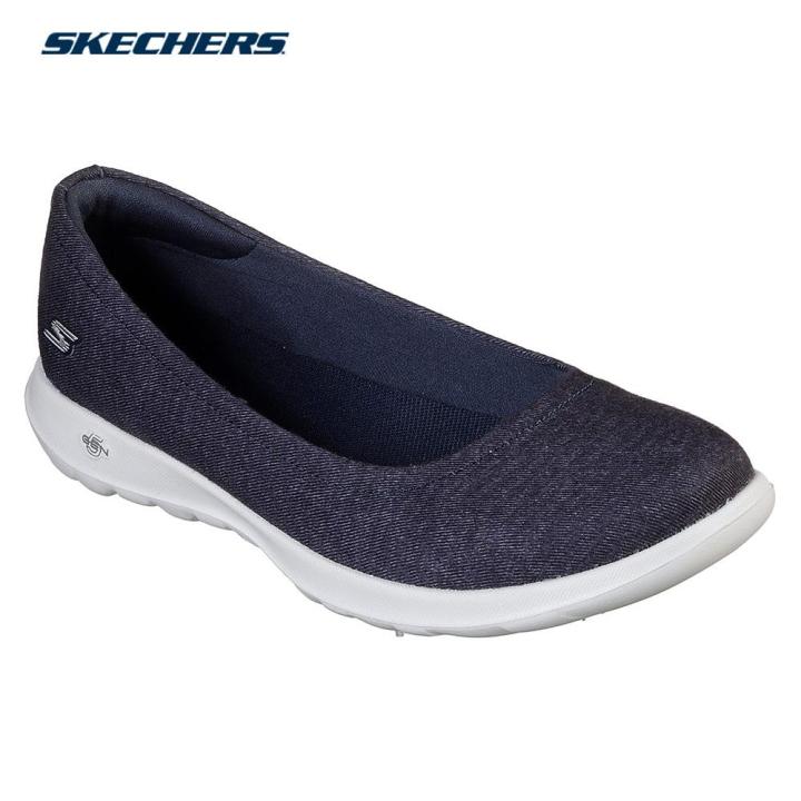 Skechers Women s Footwear Go Walk Lite In Bloom 15393 DEN Denim Lazada PH