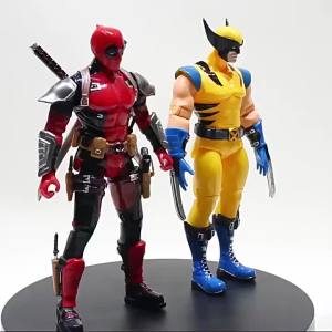 AU Dòng sản phẩm Liên minh Báo Thù: 3 Mô hình Wolverine X Mô hình đồ chơi nhân vật cảnh sát chiến đấu khớp cử động