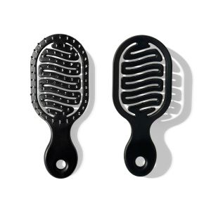 WININ Di động Lược chải tóc du lịch mini Chống tĩnh điện có dây đeo Lược chải tóc Mini Track Sử dụng ướt và khô Lược chải tóc bỏ túi Phụ nữ
