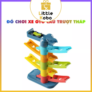 Bộ Xe Ô Tô Cầu Trượt 6 Tầng Tháp Xe Ziczac Đồ Chơi Trẻ Em Phát Triển Tư Duy Trí Tuệ