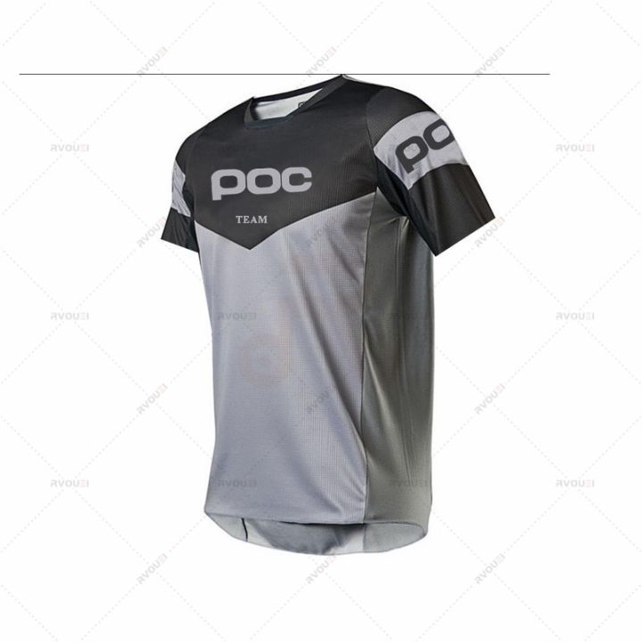 TEAM POC Enduro Jersey Short Sleeve Motocross Downhill Jersey Shirts Mountain Bike Moto Clothing MX Summer MTB T shirt Lazada Singapore