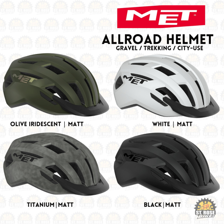 MET ALLROAD Helmet Multi-Purpose Helmet for Gravel Trekking and