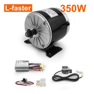 MY1016 2750 rpm 24V 36V 350W 11T sprocket 25H Chain Drive high speed Motor With Foot Pedal Throttle