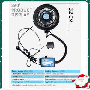 Mist Water Spray Cooling Stand Fan Water Mist Humidification & Cooling System Cooling Stand Fan