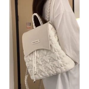 Ielgy cặp sách dễ thương đại học sinh viên Ba lô dây rút Ba lô dây rút