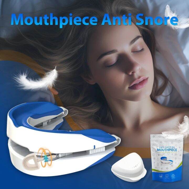 Silicone Anti Snoring Bruxism Mouth Guard Snoring Prevention Sleeping ...