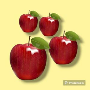 Replika buah apel hijau dan merah 1pcs / Mainan anak / Edukasi anak / Dekorasi meja