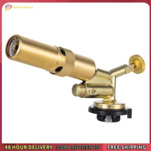 Winnereco Metal Welding Torch 1300 Degrees Portable Gas Torch Flame Butane Torch Flame Butane Burner for Kitchen