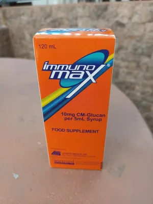 Immunomax 10mg CM-Glucan per 5ml Syrup Food Supplement 120ml