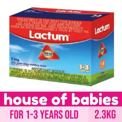 Lactum for 1-3 Years Old 2.3kg Plain Milk Supplement