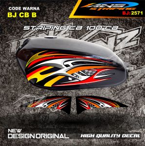 STIKER STRIPING MOTOR CB TERBARU / STRIPING CB BATIK  VARIASI / STICKER STRIPING CB NEW DESAIN