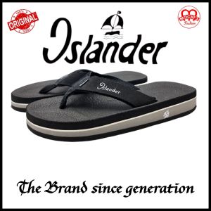 Islander Black/Grey Mens non-slip soles rubber slippers 100% Authentic and Original (Makapal)
