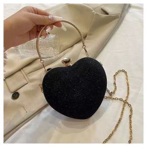[Original 24 hours delivery] New Evening Dress Handbag Wedding Diagonal Cross Bag Bridal Metal Bow Handbag Chain Shoulder Bag
