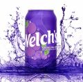 Thùng 12 Lon Nước Ngọt Soda Vị Nho Hiệu Welch's Sparkling Grape Soda - USA 355ml. 