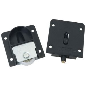 12 ชุด อะไหล่ ล้อประตูบ้าน หรือลูกปืนพลาสติก  บานประตู บานเลื่อน เหมาะสำหรับติดประตูบานเลื่อนโต๊ะ ประตูตู้เล็ก