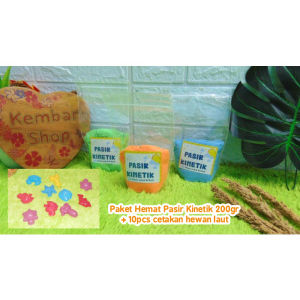 PAHE-SPACE PAKET HEMAT Pasir Edukasi Edukatif + Cetakan Mainan Edukasi Edukatif Anak DIY Space