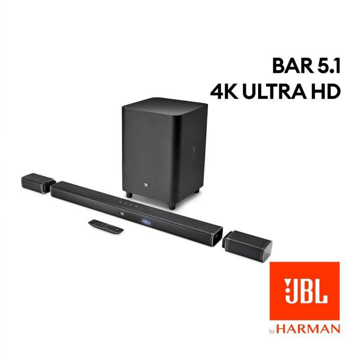 Jbl Bar 5.1 Channel 4k Ultra Hd Soundbar With True Wireless Surround 