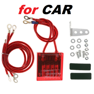 RACING VOLT Stabilizer Regulator Penstabil Tegangan Penghemat Bahan Bakar Mobil Universal PIVOT MEGA RAIZIN
