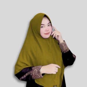 KHIMAR SYARI PED CRINKLE AIRFLOW / HIJAB BERGO PED JUMBO XXXL