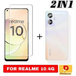 PROMO PAKET 2 INC 1 Tempered Glass REALME 11 4G 2023 / REALME C51 NFC / REALME C53 NFC / REALME C55 NFC / REALME 10 4G / REALME C33 2022 Anti Gores Kaca Clear