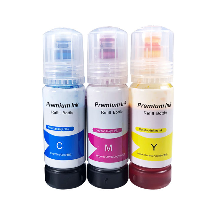 [yihan] 2-5 Pcs Ink for Epson L3150 For EcoTank Printer L3110 L4150 ...