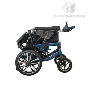 [Bản lưng cao] Xe lăn điện đa Tiện Ích Ngả Nằm GBM-503 có tựa đầu ngả lưng nâng được thành tay 2 bên Bh chính hãng