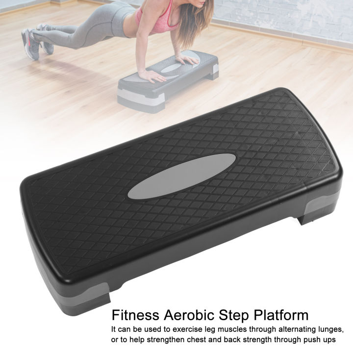 Exercise Equipment Step Platform Adjustable Workout Aerobic Stepper ...