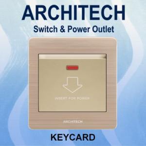 ARCHITECH PLATINUM B9-K15 Sakelar - Saklar kartu ROSE GOLD