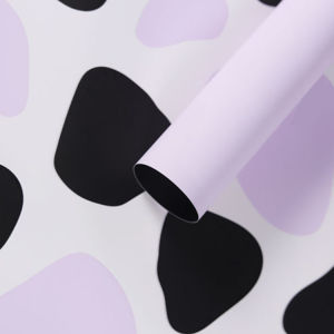 Kertas Bunga Kertas Kado Motif Sapi Flower Wrapping Paper Cellophane KB6099
